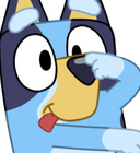 a picture of bluey heeler from bluey